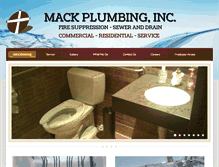 Tablet Screenshot of mackplumbing.com